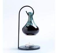 Warmself Tear Drop Essential Oil Burner Wax Melt Burners, Aromatherapy Aroma Burner Ceramic Oil Diffuser Candle Tealight Holder Home Bedroom Decor-C1