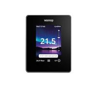 Warmup 7iE Thermostat | WiFi Smart Wired with Smartcare | Underfloor & Radiator Heating Control | Single Zone | Matter Technology | Installation is required, Onyx Black