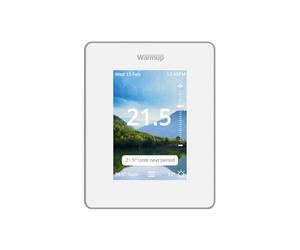 Warmup 7iE WiFi Smart Wired Thermostat with Smartcare | Underfloor & Radiator Heating Control, Single Zone, Matter Technology