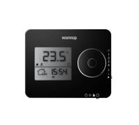 Warmup Tempo Digital Thermostat Piano Black for underfloor heating systems