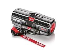 WARN 101130 AXON 35-S Synthetic Rope Powersport Winch, Black, One Size
