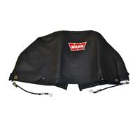 WARN 13917 Soft Winch Cover with Bungee Cord Fasteners for 9.5ti and XD9000i Winches, Black