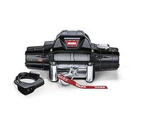 WARN 89120 ZEON 12 Electric 12V Winch with Steel Cable Wire Rope: 3/8" Diameter x 80' Length, 6 Ton (12,000 lb) Pulling Capacity