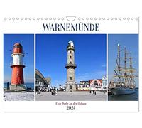 WARNEMÜNDE, eine Perle an der Ostsee (Wandkalender 2024 DIN A4 quer), CALVENDO Monatskalender