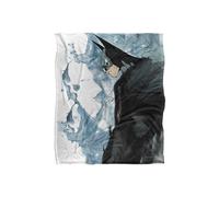Warner Bros. Batman Profile Silky Touch Super Soft Throw Blanket 152 X 127 cm in White Warner Bros. White 152 X 127 cm