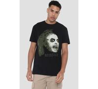 Warner Bros. Beetlejuice Betelgeuse Large Face T-Shirt, Black | Size: Small Warner Bros. Black S