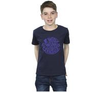 Warner Bros Boy's Typed Logo T-Shirt in Navy | Size: 12-13 Years Warner Bros Navy 12-13 Years