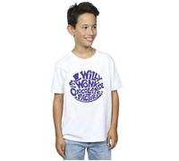 Warner Bros Boy's Typed Logo T-Shirt in White | Size: 9 Years Warner Bros White 9 Years