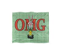 Warner Bros. Bugs Bunny Elf Omg Silky Touch Super Soft Throw Blanket 152 X 127 cm in White Warner Bros. White 152 X 127 cm