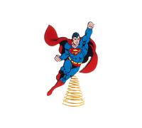 Warner Bros DC Comic Christmas Tree Topper - Superman Warner Bros Multicolor