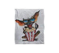 Warner Bros. Gremlins Popcorn Time Silky Touch Super Soft Throw Blanket 152 X 127 cm in White Warner Bros. White 152 X 127 cm