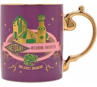 Widdop and Co Harry Potter Honeydukes Ceramic Mug, Purple with Gold Handle, Glazed, 300ml, Collectable