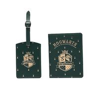 Harry Potter Alumni Slytherin Passport Holder and Luggage Tag Set