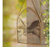 Warner Bros Harry Potter Herbology Arch Plaque - Buckbeak in Gold Warner Bros Gold