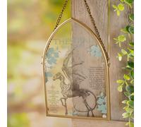 Warner Bros Harry Potter Herbology Arch Plaque - Thestral in Gold Warner Bros Gold