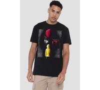 Warner Bros. It You'Ll Float Too Fog Poster T-Shirt, Black | Size: Small Warner Bros. Black S