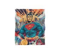 Warner Bros. Jappy Agoncillo Superman Silky Touch Super Soft Throw Blanket 152 X 127 cm in White Warner Bros. White 152 X 127 cm