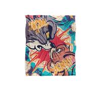 Warner Bros. Jappy Agoncillo Tom & Jerry Silky Touch Super Soft Throw Blanket 152 X 127 cm in White Warner Bros. White 152 X 127 cm