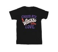 Warner Bros Men's Chocolate Bar Love Cotton T-Shirt in Black | Size: 2XL Warner Bros Black 2XL