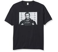 Warner Bros. Men's Dean Mugshot T-Shirt, Black, Large