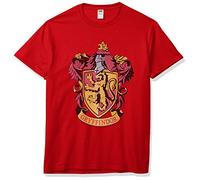 WARNER BROS Men's Gryffindor House Crest T-Shirt, Red, XL