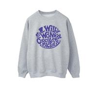 Warner Bros Men's Typed Logo Sweatshirt in Grey | Size: 2XL Warner Bros Grey 2XL