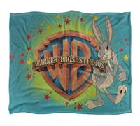 Warner Bros Silky Coloured Bugs Bunny Supersoft Blanket