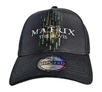Warner Bros The Matrix Resurrections Green Poster Logo Adjustable Baseball Cap, Black/Green (BA083001MTX)