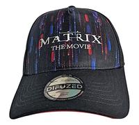 Warner Bros The Matrix Resurrections Red and Blue Pill Poster Logo Adjustable Baseball Cap, Multi-Colour (BA612807MTX)