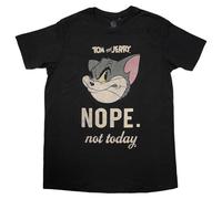 Warner Bros Tom & Jerry Not Today T-Shirt in Black | Size: XL Warner Bros Black XL