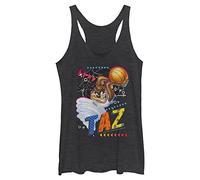 WARNER BROS Women's Taz Slam Shirt, Black Heather, XX-Large