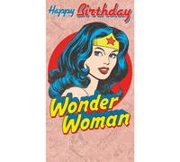 Warner Bros Wonder Woman Birthday Card