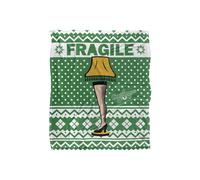 Warner Brothers A Christmas Story Blanket, 152x127 cm Fragile Soft Throw Blanket Warner Brothers Multicolor 152x127 cm