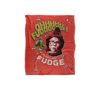 Warner Brothers A Christmas Story Silky Touch Super Soft Throw Blanket 152x127cm in White | Size: 152x127 cm Warner Brothers White 152x127 cm