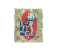 Warner Brothers A Christmas Story Silky Touch Super Soft Throw Blanket 152x127cm in White | Size: 152x127 cm Warner Brothers White 152x127 cm