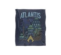 Warner Brothers Aquaman Officially Licensed Silky Touch Super Soft Throw Blanket 152 x 127 cm in White Warner Brothers White 152 x 127 cm