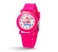 Warner Brothers DC Comics Harley Quinn Watch for Kids Ages 4-7 - Featuring Character Dial with Easy-Read Hour & Minute Hands - Harley Quinn Watches for Girls, DC Comics Toys, White Harley Dial | Pink
