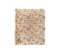 Warner Brothers Elf Blanket, 152x127 cm Spaghetti Pattern Soft Throw Blanket Warner Brothers Multicolor 152x127 cm