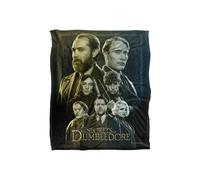 Warner Brothers Fantastic Beasts The Secrets Of Dumbledore Officially Licensed Silky Touch Super Soft Throw Blanket 152 x 127 cm in White Warner Brothers White 152 x 127 cm