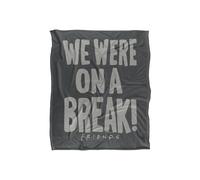 Warner Brothers Friends 152x127cm The Time Apart Silky Touch Super Soft Throw Blanket in White | Size: 152x127 cm Warner Brothers White 152x127 cm