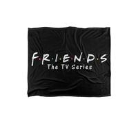 Warner Brothers Friends Silky Touch Super Soft Throw Blanket 152x127cm in White | Size: 152x127 cm Warner Brothers White 152x127 cm