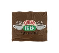 Warner Brothers Friends Silky Touch Super Soft Throw Blanket 152x127cm in White | Size: 152x127 cm Warner Brothers White 152x127 cm