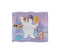 Warner Brothers Frosty The Snowman Silky Touch Super Soft Throw Blanket 152x127cm in White | Size: 152x127 cm Warner Brothers White 152x127 cm