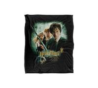 Warner Brothers Harry Potter Chamber of Secrets Poster Blanket 152 x 127 cm in White Warner Brothers White 152 x 127 cm