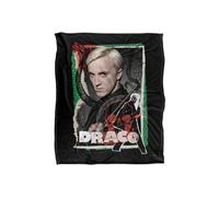 Warner Brothers Harry Potter Draco Malfoy Photo Collage Blanket 152 x 127 cm in White Warner Brothers White 152 x 127 cm