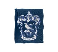 Warner Brothers Harry Potter Ravenclaw Crest 3 Blanket 152 x 127 cm in White Warner Brothers White 152 x 127 cm