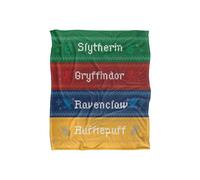 Warner Brothers Harry Potter & The Deathly Hallows House Crest Blanket 152 x 127 cm in White Warner Brothers White 152 x 127 cm