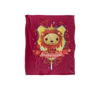 Warner Brothers Harry Potter Watercolor Gryffindor Crest Blanket 152 x 127 cm in White Warner Brothers White 152 x 127 cm