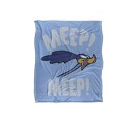 Warner Brothers Looney Tunes Officially Licensed Silky Touch Super Soft Throw Blanket 152 x 127 cm in White Warner Brothers White 152 x 127 cm