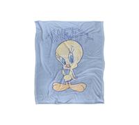Warner Brothers Looney Tunes Officially Licensed Silky Touch Super Soft Throw Blanket 152 x 127 cm in White Warner Brothers White 152 x 127 cm